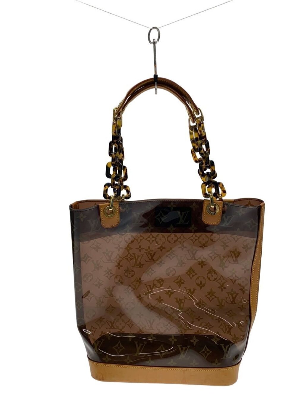 LOUIS VUITTON Cabas Ambre Monogram Vinyl Brown All over